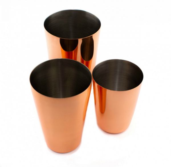 Шейкер з обважувачем 480 мл з мідним покриттям One Chef