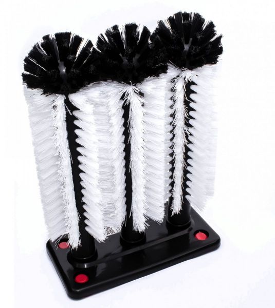 Комерційний йоршик для миття склянок потрійний 185*85*255 мм One Chef