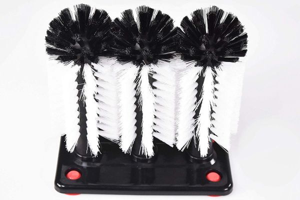 Комерційний йоршик для миття склянок потрійний 185*85*255 мм One Chef