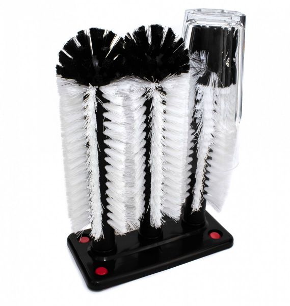 Комерційний йоршик для миття склянок потрійний 185*85*255 мм One Chef