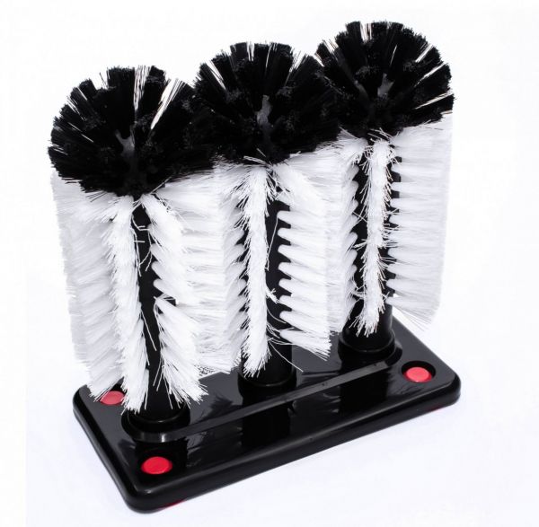 Комерційний йоршик для миття склянок потрійний 185*85*190 мм One Chef