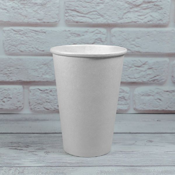 Стакан паперовий 340 мл БІЛИЙ