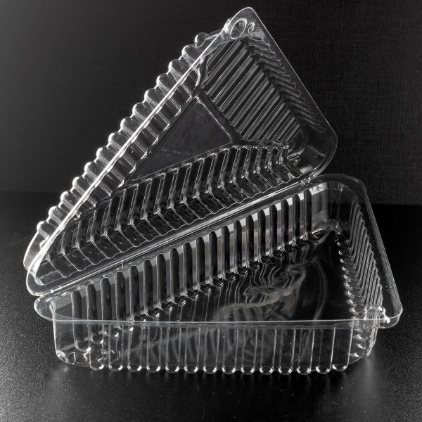 Контейнер для сендвічів РS трикутний з кришкою 270+200 мл 180*130*130 мм ПРОЗОРИЙ