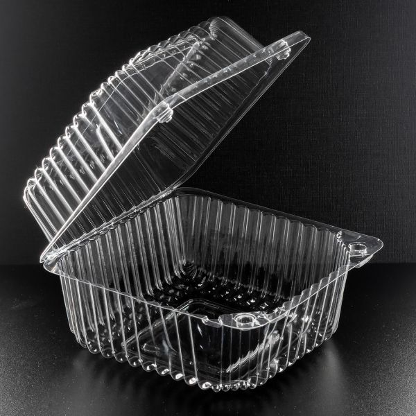 Контейнер з кришкою РS 780+570 мл 155*151*81 мм ПРОЗОРИЙ