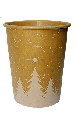 Стакан паперовий KRAFT Winter 270 мл