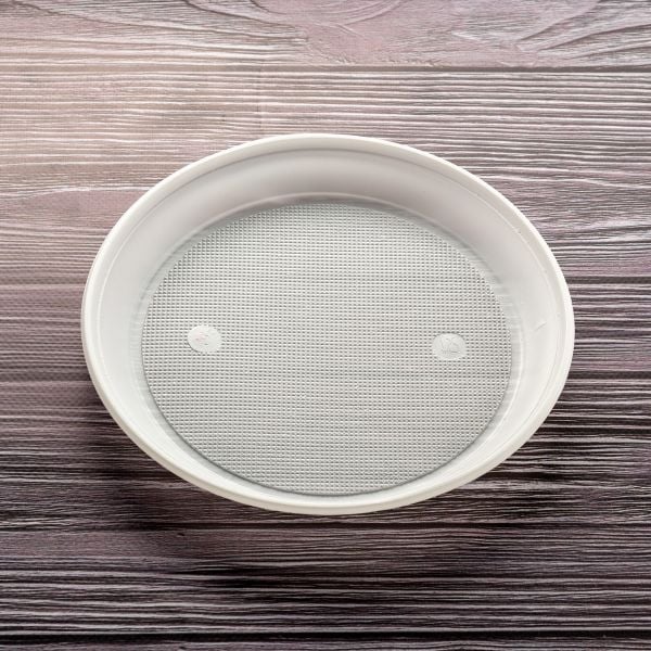 Тарілка пластикова d-20,5 см БІЛА 100 шт