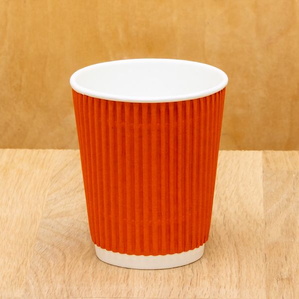 Гофростакан 185 мл помаранчевий