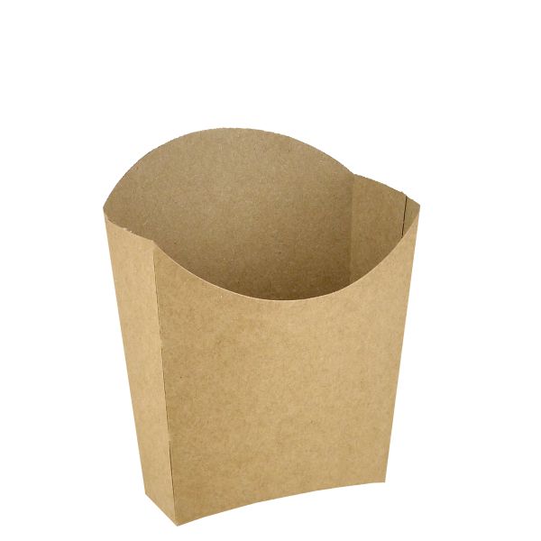 Картонна упаковка для картоплі фрі 100-150 г 95*110 мм КРАФТ