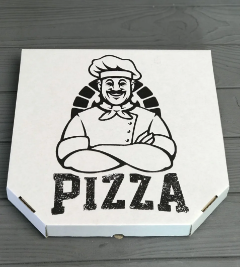 Коробка для піци з малюнком Cook Black 320х320х30 мм