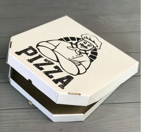 Коробка для піци з малюнком Cook Black 320х320х30 мм