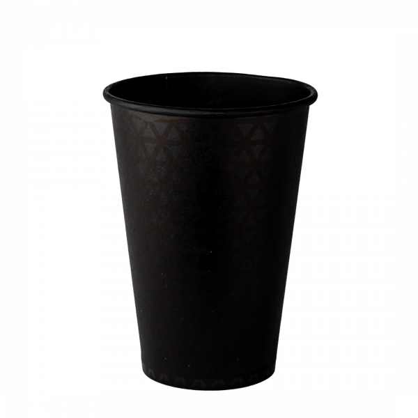 Стакан паперовий 340 мл ALL BLACK