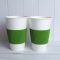 Термочехол клеєний на стакан паперовий 250-340 мл зелений