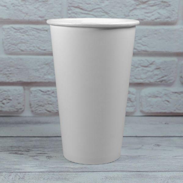 Стакан паперовий 500 мл БІЛИЙ