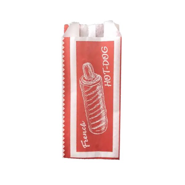 Упаковка паперова для французських хот-догів жиростійка 170*72*40 мм 40г/м2