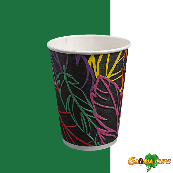 Стакан паперовий двошаровий ПЕРО 400 мл