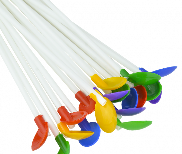 Трубочка-ложечка 22см 50шт д/десерту