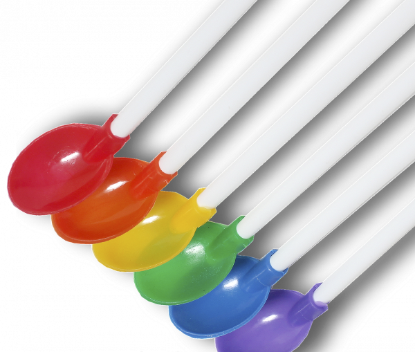 Трубочка-ложечка 22см 50шт д/десерту