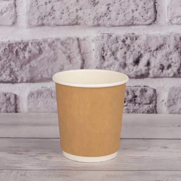 Стакан паперовий двошаровий PREMIUM 185 мл 7oz