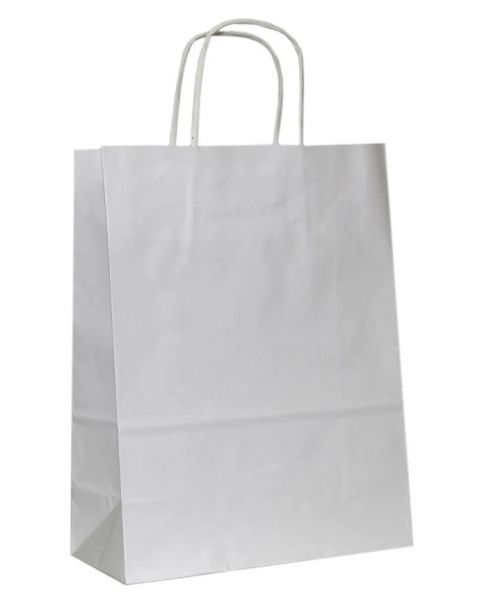 Пакет паперовий з ручками 250*110*320 Білий 90 г/м2