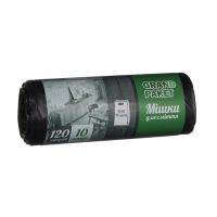 Пакети для сміття 120л/10шт Grand Paket LDPE 25 мкм