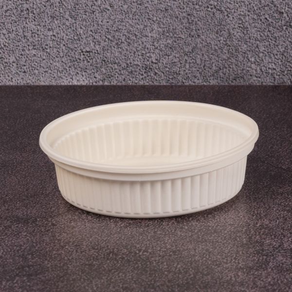 Салатниця БІО 200 мл d-105 мм h-30 мм з кукурудзяного крохмалю 140 шт