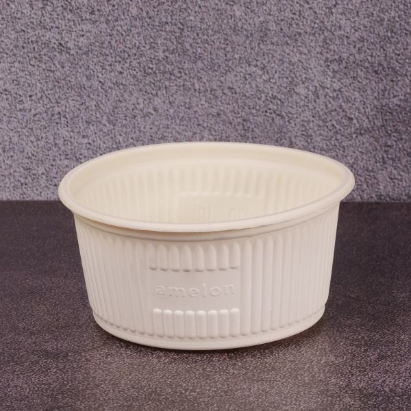 Салатниця БІО 550 мл d-125 мм h-60 мм з кукурудзяного крохмалю 200 шт