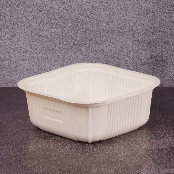 Салатниця БІО 900 мл квадратна 150*150*63 мм з кукурудзяного крохмалю 100 шт