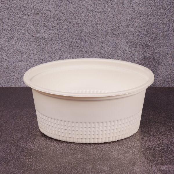 Контейнер суповий БІО 1000 мл d-175 мм h-65 мм з кукурудзяного крохмалю 100 шт