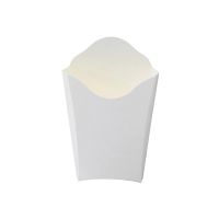 Картонна упаковка для картоплі фрі 200-250 г 195*143 мм БІЛА