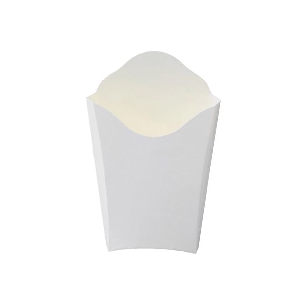 Картонна упаковка для картоплі фрі 200-250 г 195*143 мм БІЛА