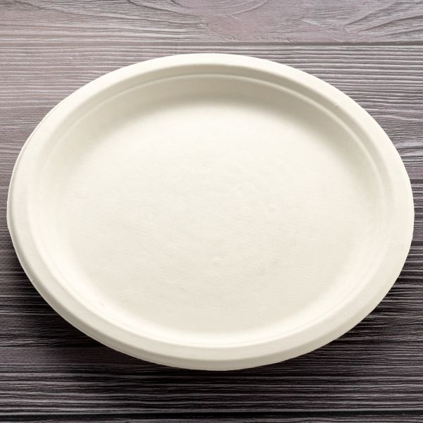 Тарілка паперова щільна d-26 см БІЛА 50 шт