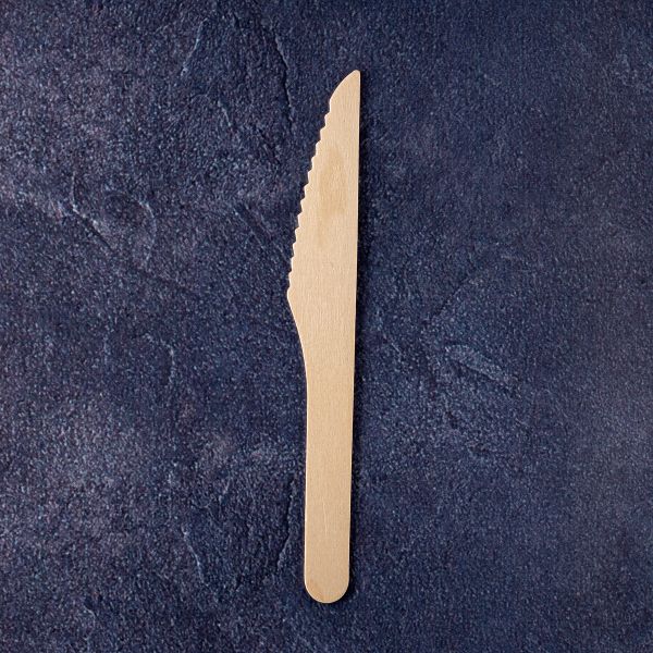 Ніж дерев`яний 16 см 100 шт