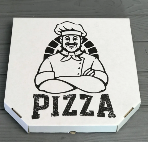 Коробка для піци з малюнком Cook Black 400х400х40 мм