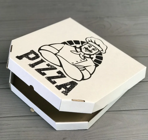 Коробка для піци з малюнком Cook Black 400х400х40 мм