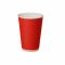 Гофростакан Spiral 340 мл червоний