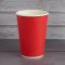 Гофростакан Spiral 340 мл червоний