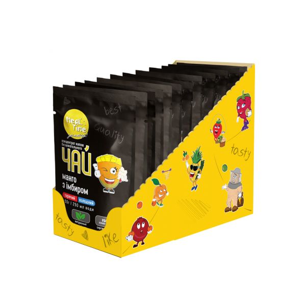 Концентрат чаю Meal Time манго з імбирем 50 г дойпак
