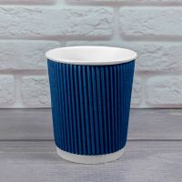 Гофростакан 300 мл синій