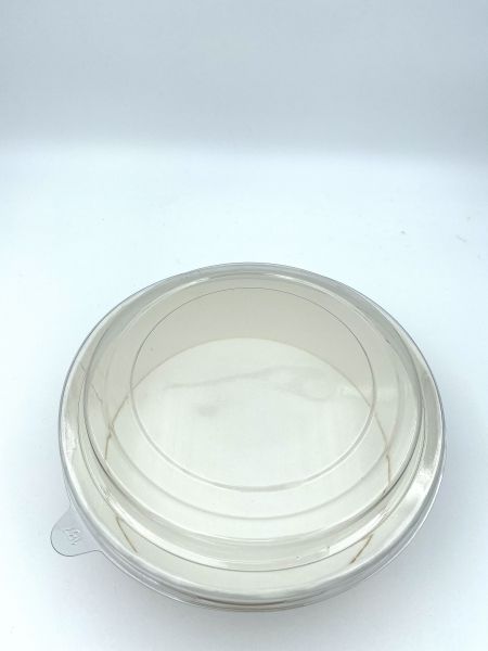 Контейнер паперовий для салату 1350 мл d-187 мм h-67 мм 2РЕ КРАФТ/БІЛИЙ