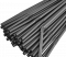 Трубочки з гофрой d-4.8 мм L-210 мм чорні в індивідуальній целофановій упаковці 200 шт