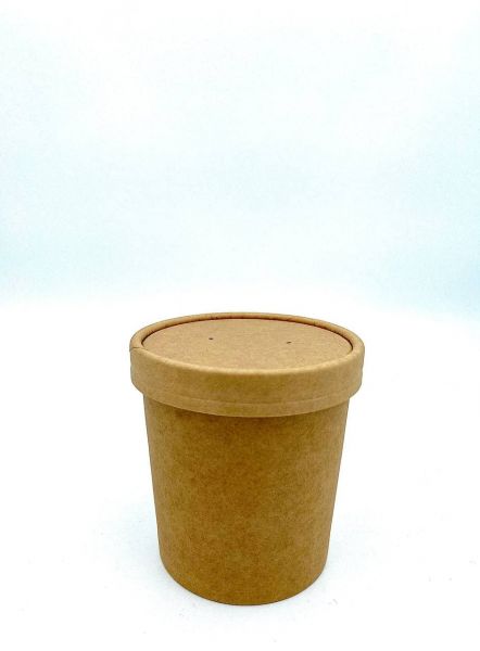 Супник EcoCraft з паперовою кришкою 360 мл