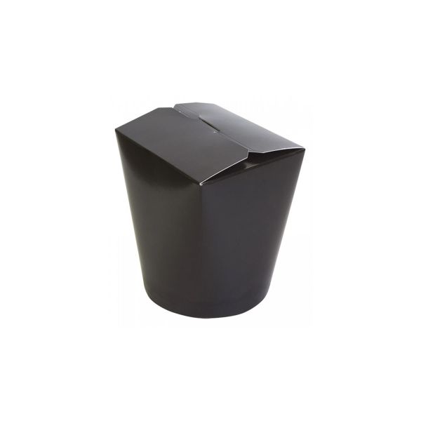 Коробка картонна для локшини (Паста Бокс) 700 мл ЧОРНА/БІЛА 2PE