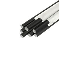  Трубочки бумажные d-6 мм L-200 мм 100 шт ЧЕРНЫЕ в инд. бумаж. упак.