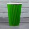 Гофростакан 500 мл зелений 20 шт