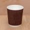 Гофростакан 300 мл коричневий
