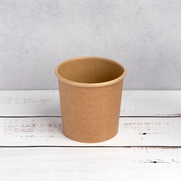 Контейнер паперовий суповий EcoCraft 375 мл d-90 мм h-90 мм