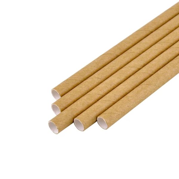 Трубочки паперові Фреш d-8 мм L-200 мм 50 шт КРАФТ
