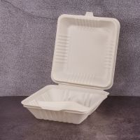 Ланч-бокс трисекційний БІО 211*195*70 мм з кукурудзяного крохмалю