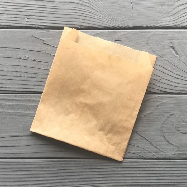 Упаковка для картоплі фрі 150*150*45 мм 65г/м2 100 шт КРАФТ