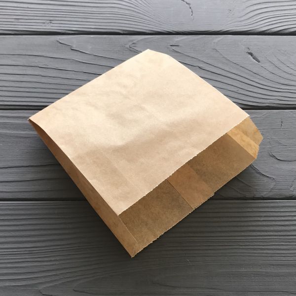 Упаковка для картоплі фрі 150*150*45 мм 65г/м2 100 шт КРАФТ